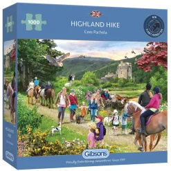 Gibsons - Highland Hike - 1000 Piece Jigsaw Puzzle Best