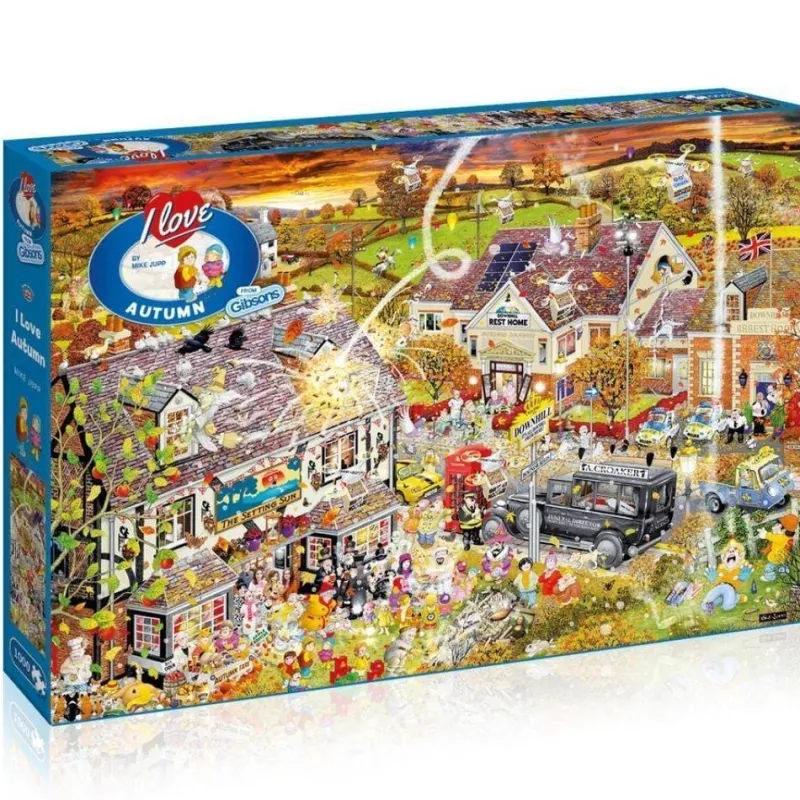 Gibsons - I Love Autumn - 1000 Piece Jigsaw Puzzle Hot