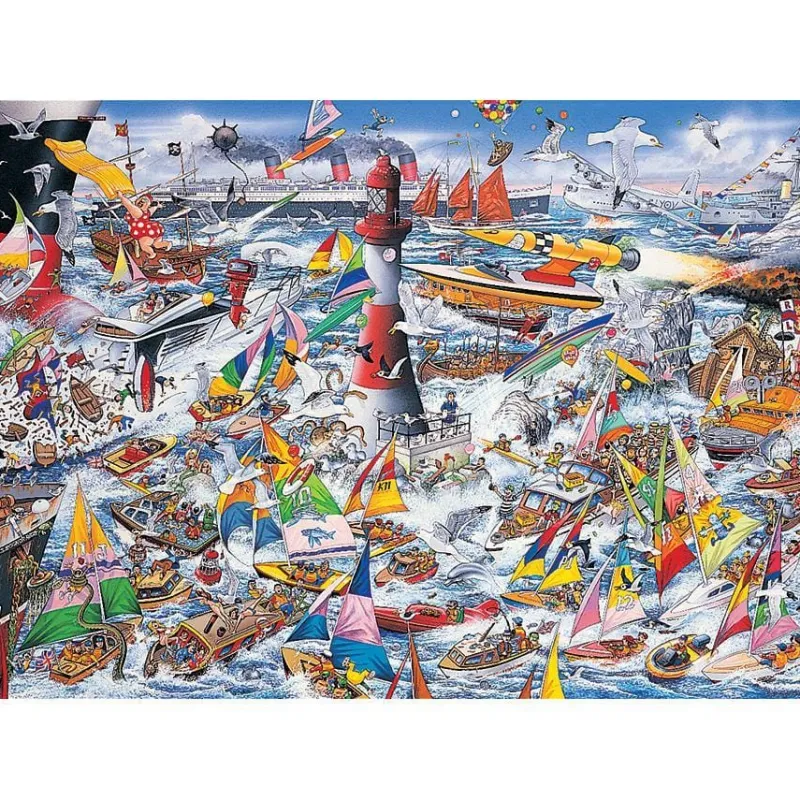 Gibsons - I Love Boats - 1000 Piece Jigsaw Puzzle Hot