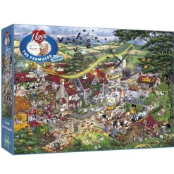 Gibsons - I Love the Farmyard - 1000 Piece Jigsaw Puzzle Outlet