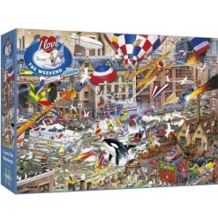 Gibsons - I Love the Weekend - 1000 Piece Jigsaw Puzzle New