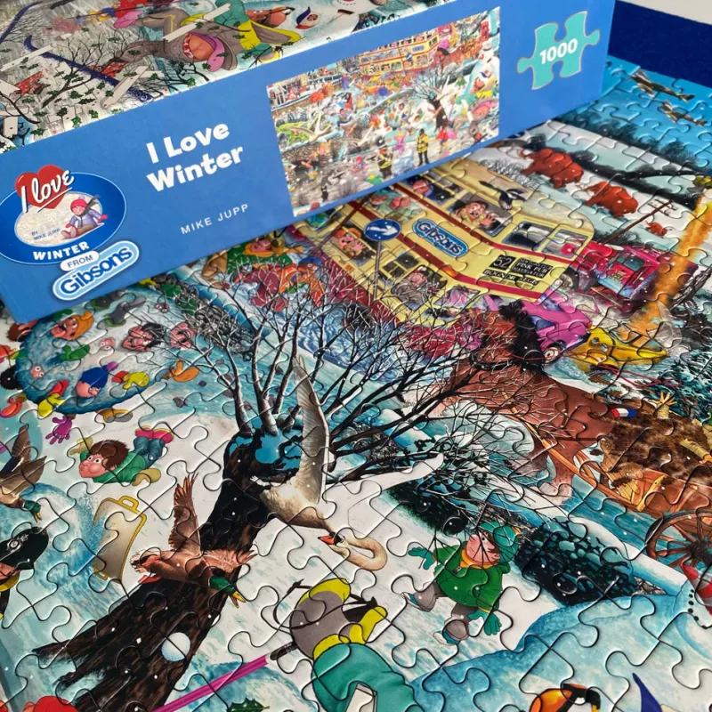 Gibsons - I Love Winter - 1000 Piece Jigsaw Puzzle Discount