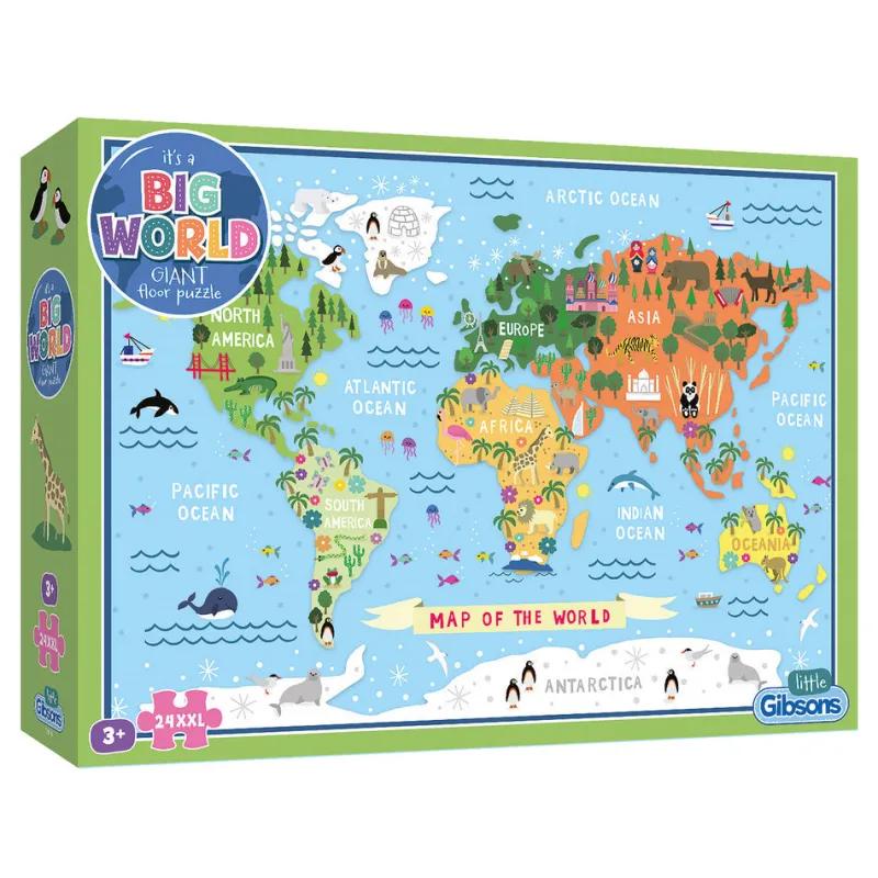 Gibsons - It's a Big Words - 24 Extra Large Piece Jigsaw Puzzle New