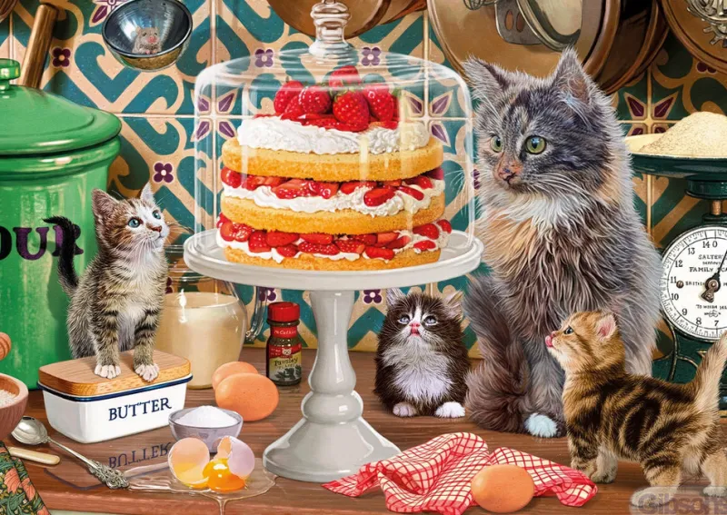 Gibsons - Just a Small Slice - 500 Piece Jigsaw Puzzle Clearance