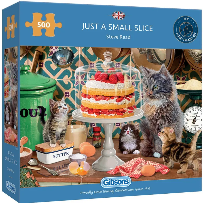 Gibsons - Just a Small Slice - 500 Piece Jigsaw Puzzle Clearance