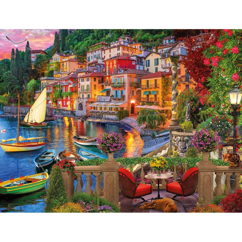 Gibsons - Lake Como - 1000 Piece Jigsaw Puzzle Outlet