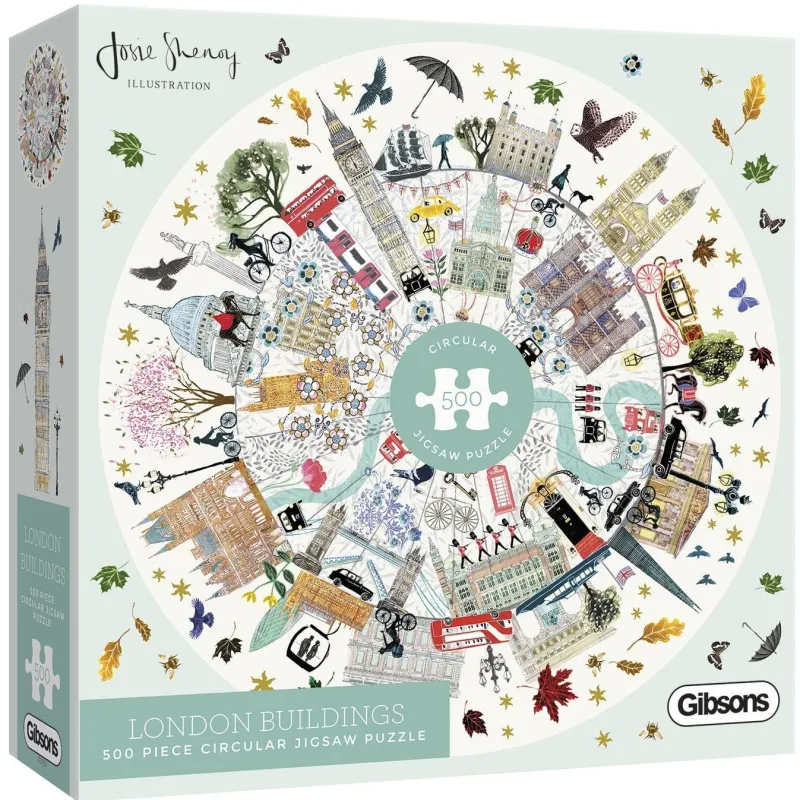 Gibsons - London Buildings - 500 Piece Jigsaw Puzzle Clearance