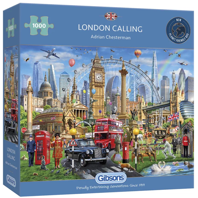 Gibsons - London Calling - 1000 Piece Jigsaw Puzzle Fashion