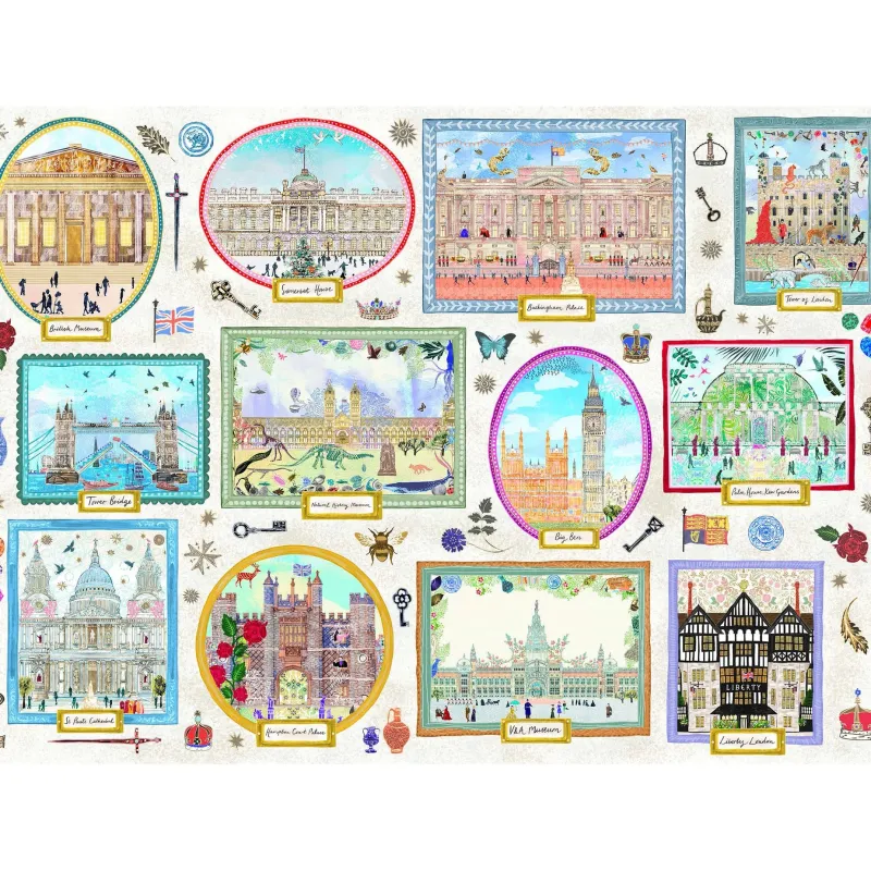 Gibsons - London Gallery - 1000 Piece Jigsaw Puzzle Clearance