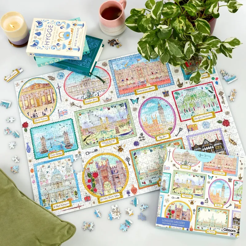 Gibsons - London Gallery - 1000 Piece Jigsaw Puzzle Clearance