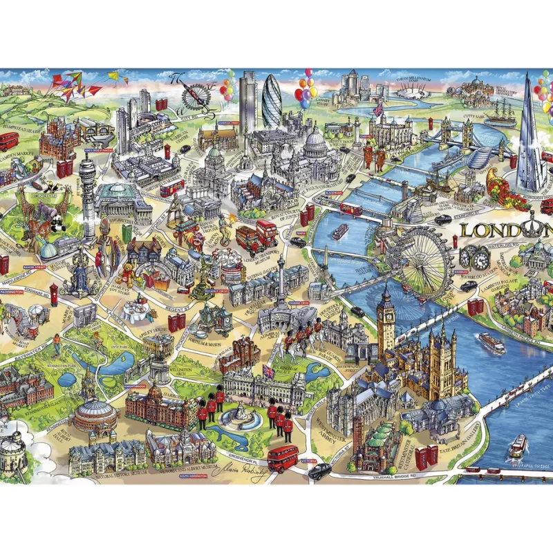 Gibsons - London Landmarks - 1000 Piece Jigsaw Puzzle Sale