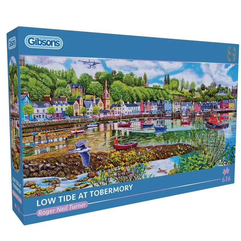 Gibsons - Low Tide at Tobermory - 636 Piece Jigsaw Puzzle Best