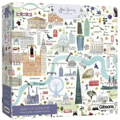 Gibsons - Map of London - 1000 Piece Jigsaw Puzzle Sale