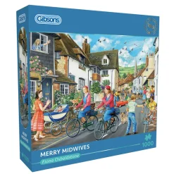 Gibsons - Merry Midwives - 1000 Piece Jigsaw Puzzle Online