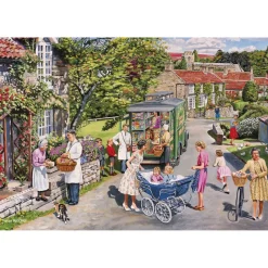 Gibsons - Mitchell's Mobile Shop - 4 x 500 Piece Jigsaw Puzzles Discount