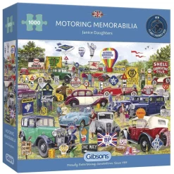 Gibsons - Motoring Memorabilia - 1000 Piece Jigsaw Puzzle Discount