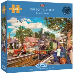 Gibsons - Off to the Coast - 500 Piece Jigsaw Puzzle Clearance