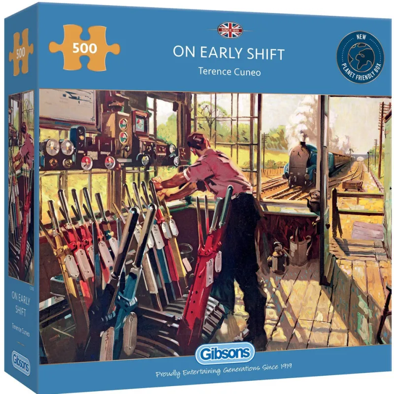 Gibsons - On Early Shift - 500 Piece Jigsaw Puzzle Fashion