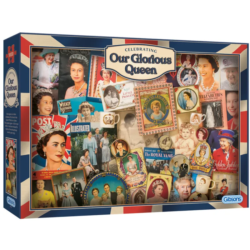 Gibsons - Our Glorious Queen - 1000 Piece Jigsaw Puzzle Sale