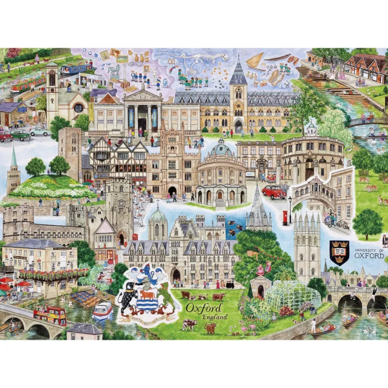 Gibsons - Oxford - 1000 Piece Jigsaw Puzzle Hot