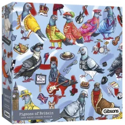 Gibsons - Pigeons of Britain - 1000 Piece Jigsaw Puzzle Discount