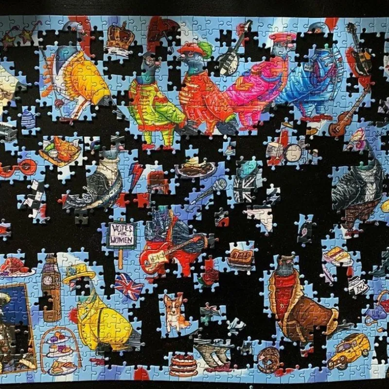 Gibsons - Pigeons of Britain - 1000 Piece Jigsaw Puzzle Discount
