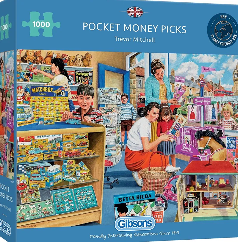 Gibsons - Pocket Money Picks - 1000 Piece Jigsaw Puzzle Fashion