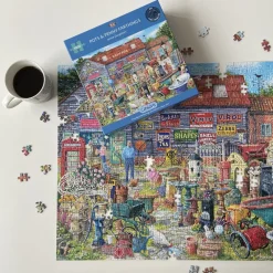 Gibsons - Pots & Penny Farthings - 1000 Piece Jigsaw Puzzle Online