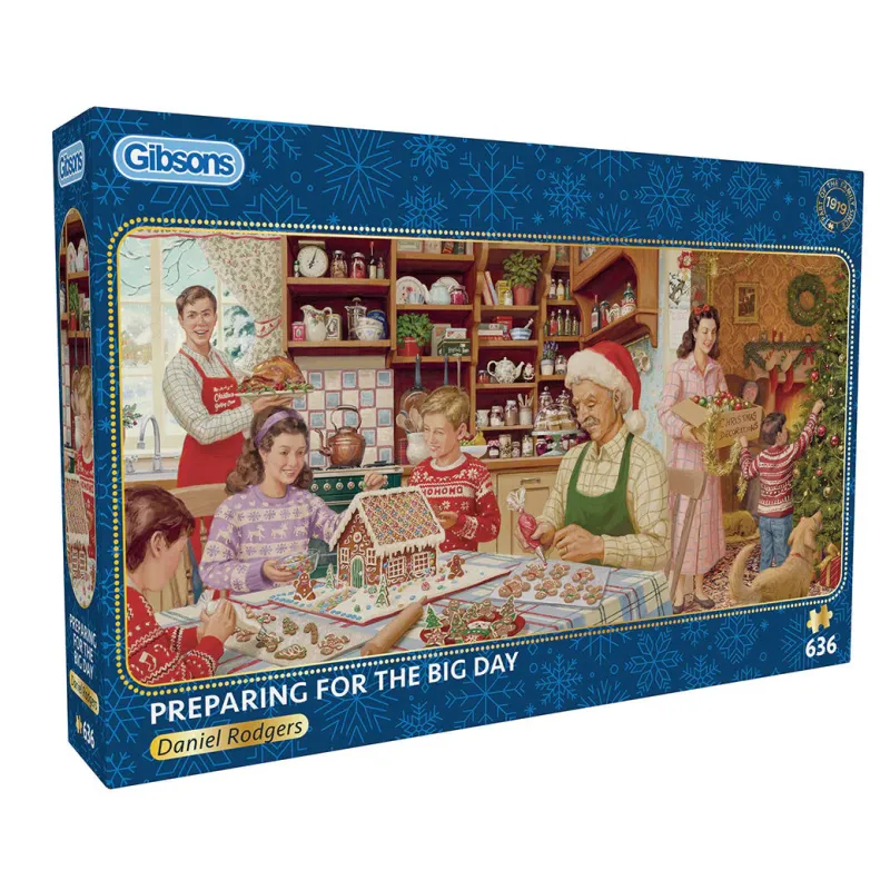 Gibsons - Preparing for the Big Day - 636 Piece Jigsaw Puzzle Best