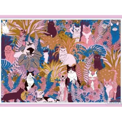Gibsons - Purrfect Plants - 1000 Piece Jigsaw Puzzle New