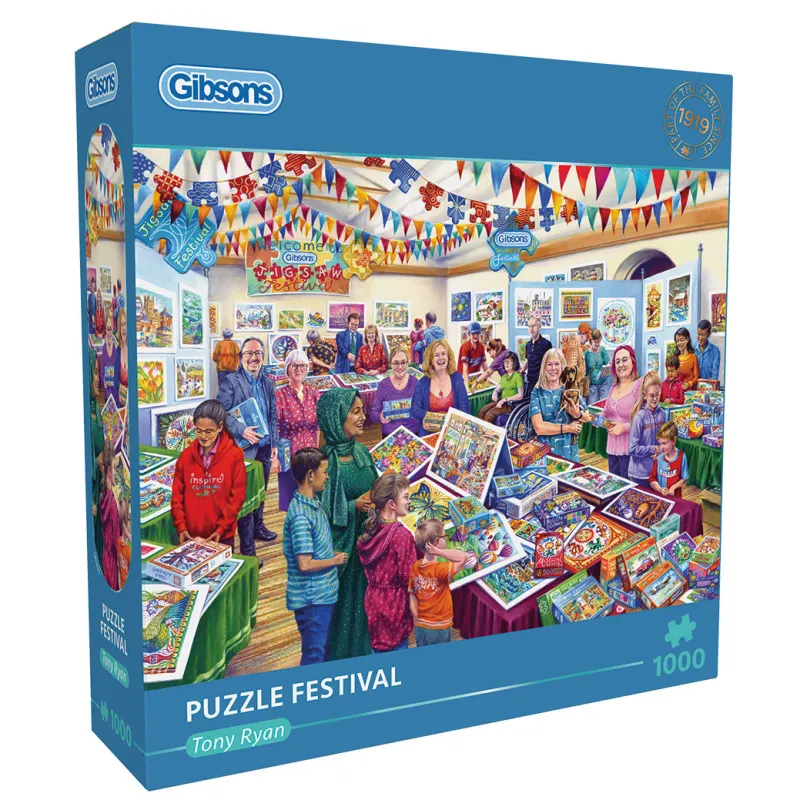 Gibsons - Puzzle Festival - 1000 Piece Jigsaw Puzzle Fashion