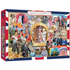 Gibsons - Queen Elizabeth II Commemorative Puzzle - 1000 Piece Jigsaw Puzzle Sale