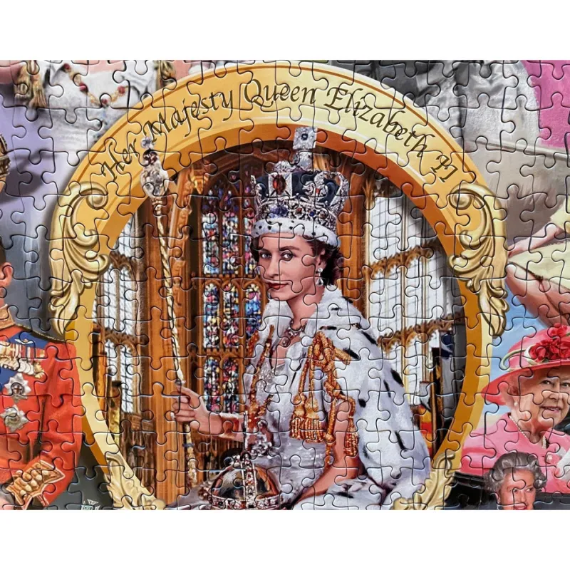 Gibsons - Queen Elizabeth II Commemorative Puzzle - 1000 Piece Jigsaw Puzzle Sale