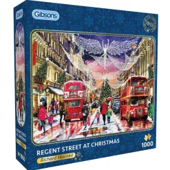 Gibsons - Regent Street at Christmas - 1000 Piece Jigsaw Puzzle Sale