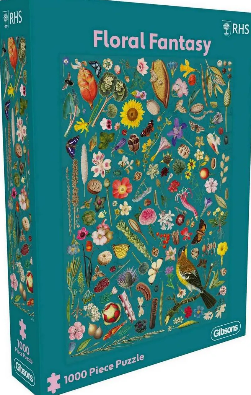 Gibsons - RHS: Floral Fantasy - 1000 Piece Jigsaw Puzzle Hot