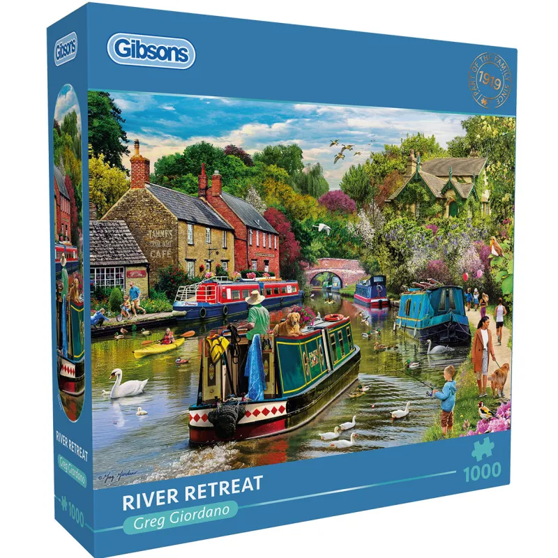 Gibsons - River Retreat - 1000 Pieces Outlet