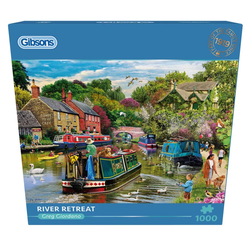 Gibsons - River Retreat - 1000 Pieces Outlet