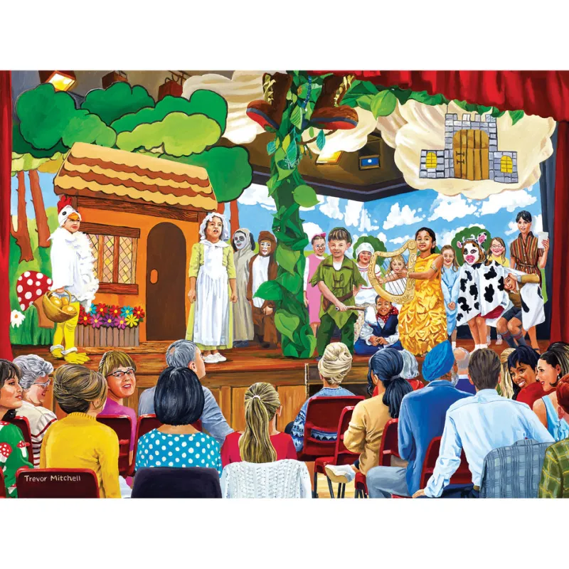 Gibsons - School Days - 4 x 500 Piece Jigsaw Puzzles Outlet