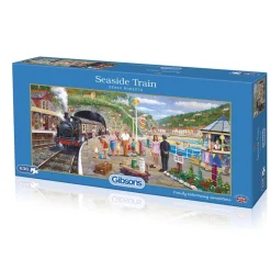 Gibsons - Seaside Train - 636 Piece Jigsaw Puzzle Outlet