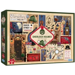 Gibsons - Sherlock Holmes - Book Club - 1000 Piece Jigsaw Puzzle Sale