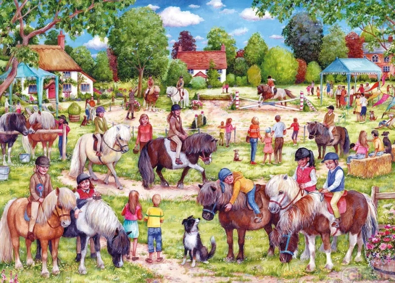 Gibsons - Shetland Pony Club - 1000 Piece Jigsaw Puzzle Best