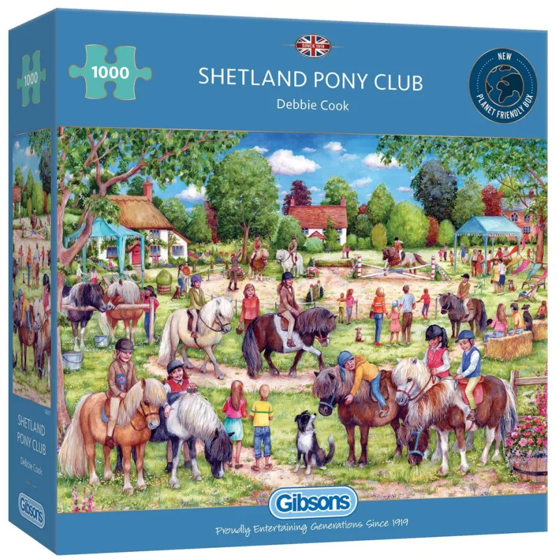 Gibsons - Shetland Pony Club - 1000 Piece Jigsaw Puzzle Best