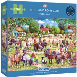 Gibsons - Shetland Pony Club - 250 Piece Jigsaw Puzzle Hot