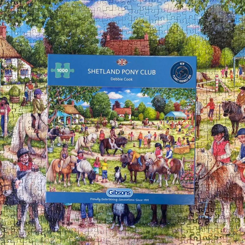 Gibsons - Shetland Pony Club - 1000 Piece Jigsaw Puzzle Best