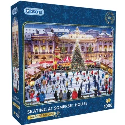 Gibsons - Skating at Somerset House - 1000 Piece Jigsaw Puzzle Clearance