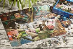 Gibsons - Snoozing in the Shed - 1000 Piece Jigsaw Puzzle New