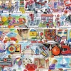 Gibsons - Space Hoppers & Scooters - 1000 Piece Jigsaw Puzzle Best