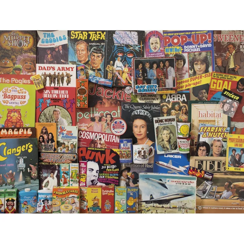 Gibsons - Spirit of the 70s - 1000 Piece Jigsaw Puzzle Fashion