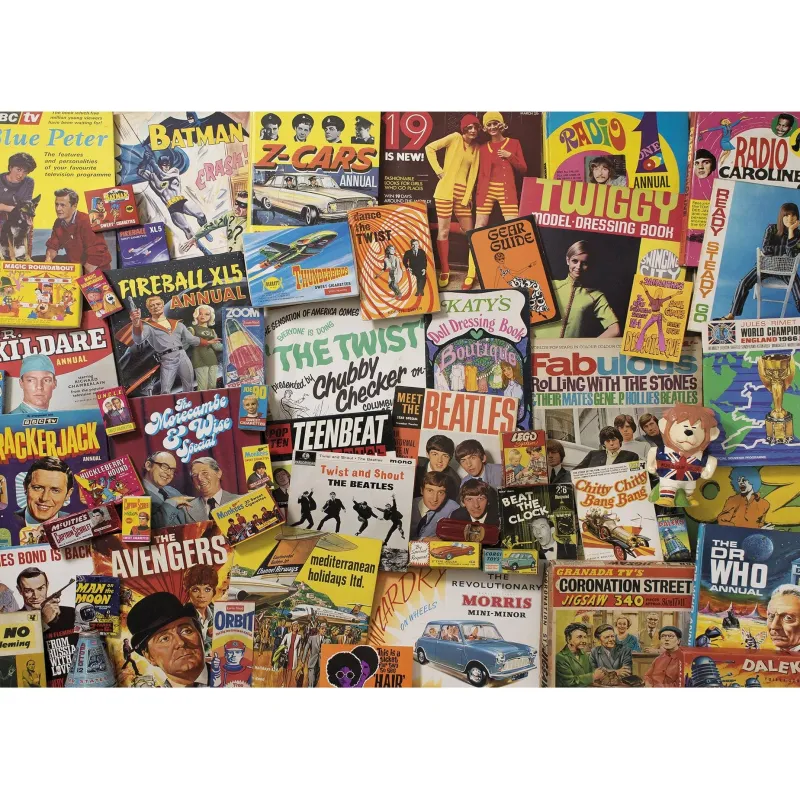 Gibsons - Spirit of the 60s - 1000 Piece Jigsaw Puzzle Best