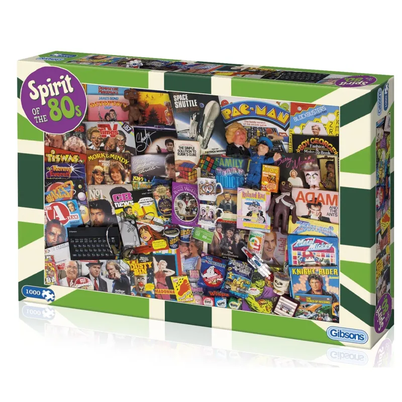 Gibsons - Spirit of the 80s - 1000 Piece Jigsaw Puzzle Fashion